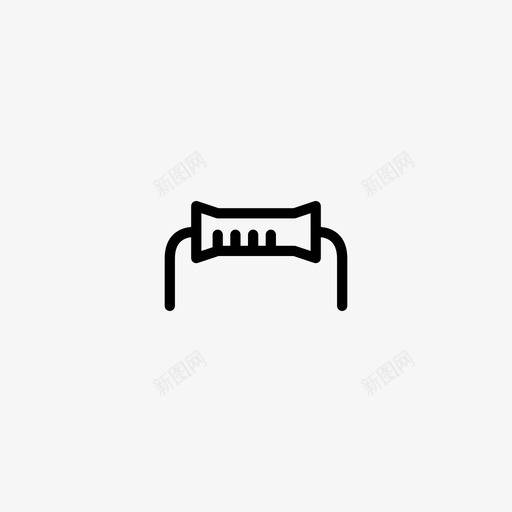 电阻片欧姆图标svg_新图网 https://ixintu.com arduino 工具 构建 欧姆 片 电子 电气 电气元件 电路 电阻