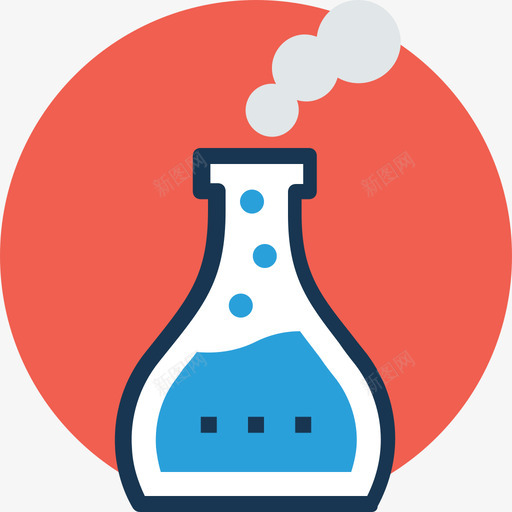 烧瓶科学技术8线性颜色图标svg_新图网 https://ixintu.com 烧瓶 科学技术8 线性颜色