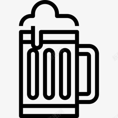 啤酒食物56直系图标图标