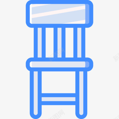 椅子家具61蓝色图标图标
