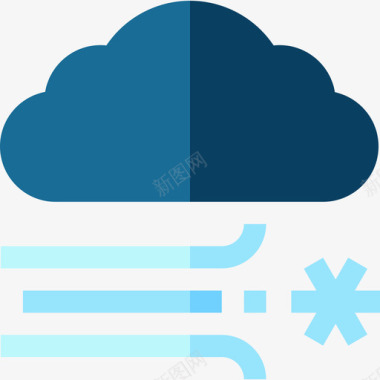 暴雪自然灾害3平坦图标图标