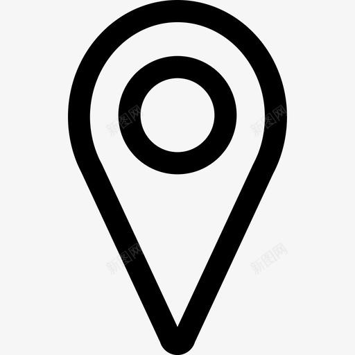 位置登记入住地图图标svg_新图网 https://ixintu.com pin 位置 地图 旅行线路图标 登记入住