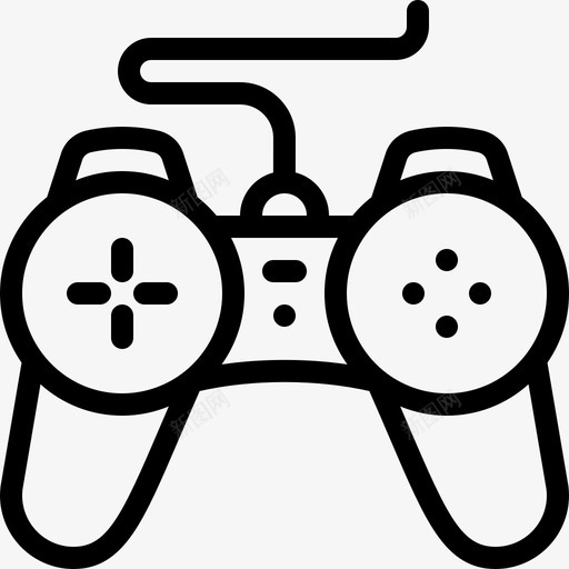 Gamepad游戏27线性图标svg_新图网 https://ixintu.com Gamepad 游戏27 线性