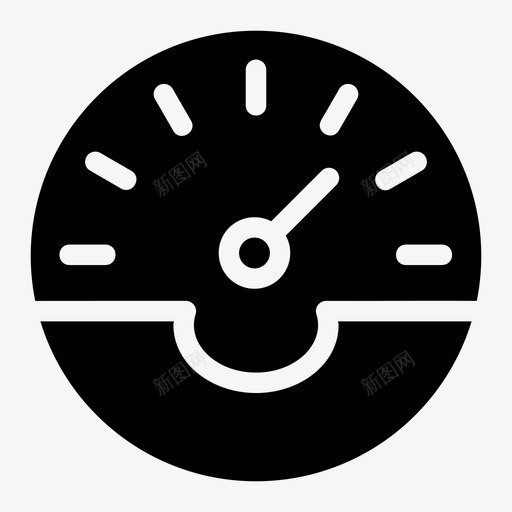 仪表汽车仪表板煤气表图标svg_新图网 https://ixintu.com 仪表 指示器 汽车仪表板 煤气表 速度表