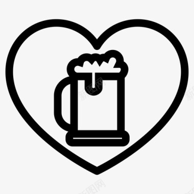 欢乐时光啤酒庆祝图标图标