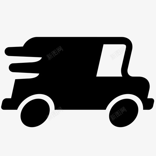 送货车包裹运输图标svg_新图网 https://ixintu.com 包裹 卡车 车辆 运输 送货车