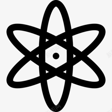 原子科幻8线性图标图标