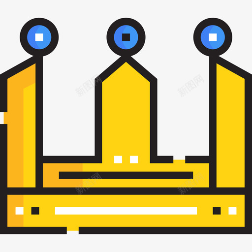 皇冠豪华15线性颜色图标svg_新图网 https://ixintu.com 皇冠 线性颜色 豪华15
