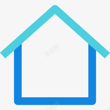 HomeHome元素4线蓝色图标图标