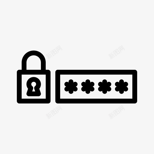 安全登录密码pin码图标svg_新图网 https://ixintu.com pin码 安全 安全登录 密码 策略 隐私 隐私策略