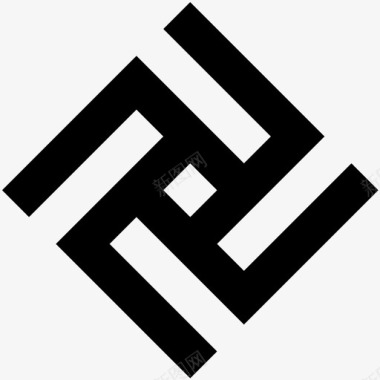 纳粹十字记号日耳曼语太阳图标图标