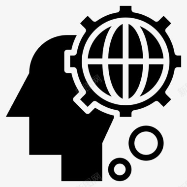 全球地球环球互联网图标图标