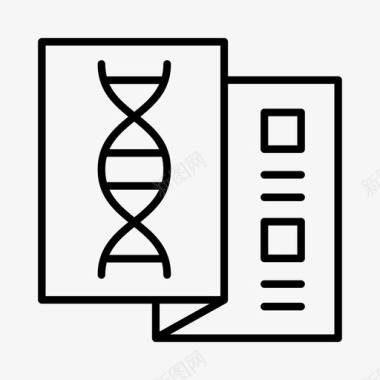 dna测试健康保健图标图标