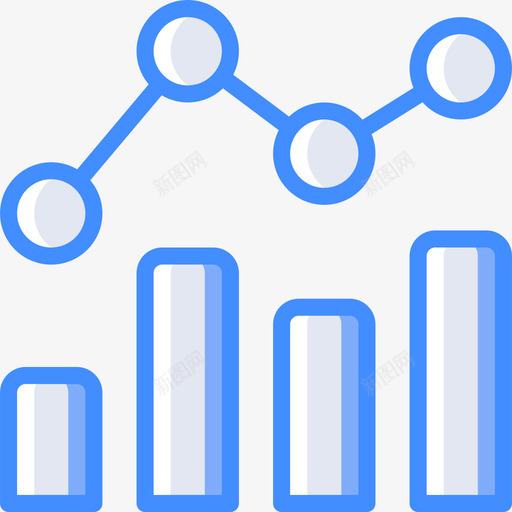 分析数据和图表5蓝色图标svg_新图网 https://ixintu.com 分析 数据和图表5 蓝色