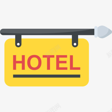 酒店旅游和场所2公寓图标图标