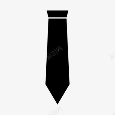 领带时尚男士图标图标
