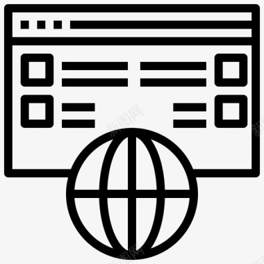 域名注册浏览器网页图标图标