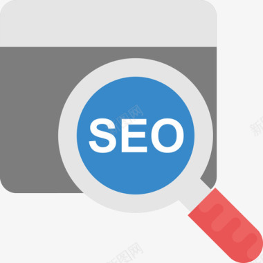 浏览器搜索引擎优化和营销15平面图标图标