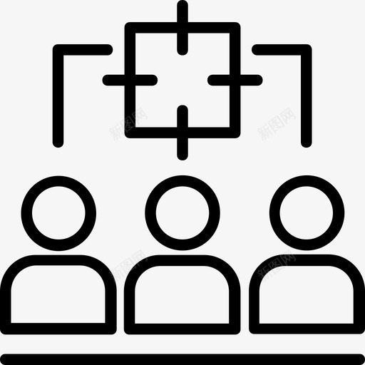 31名业务用户和轻度用户图标svg_新图网 https://ixintu.com 31名业务用户和轻度用户