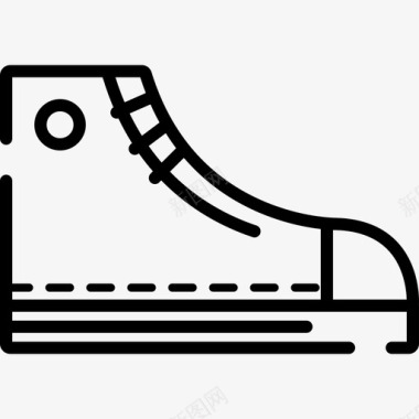 运动鞋溜冰鞋6直线型图标图标