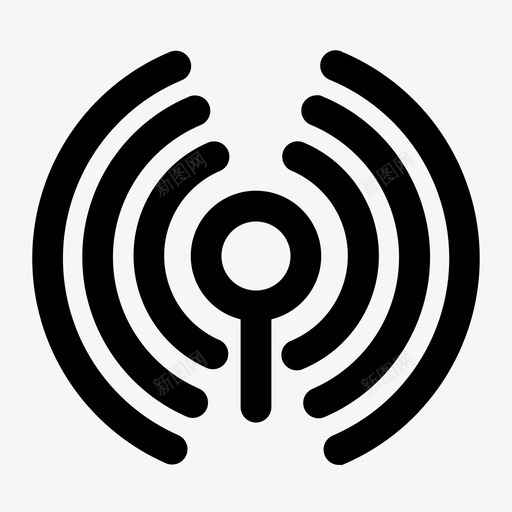 无线电波无线电话音乐图标svg_新图网 https://ixintu.com 无线电波 无线电话 音乐