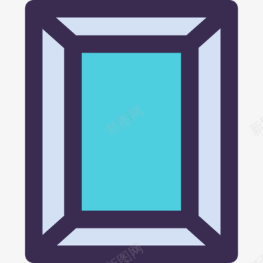 框架主元素5线性颜色蓝色图标图标