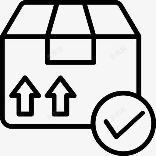 包装物流和交付浅圆形图标svg_新图网 https://ixintu.com 包装 浅圆形 物流和交付