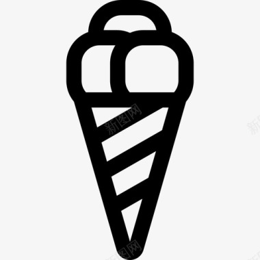 冰淇淋婴儿46直系图标图标