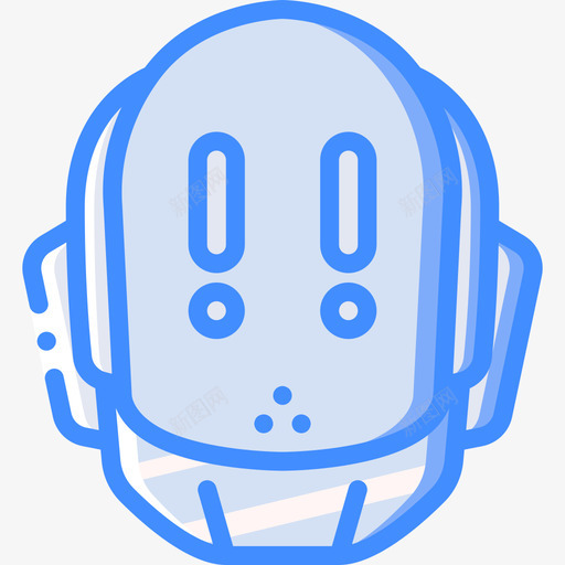 机器人机器人化身2蓝色图标svg_新图网 https://ixintu.com 机器人 机器人化身2 蓝色