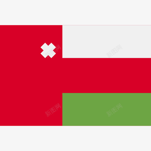 阿曼长方形国家简旗图标svg_新图网 https://ixintu.com 长方形国家简旗 阿曼