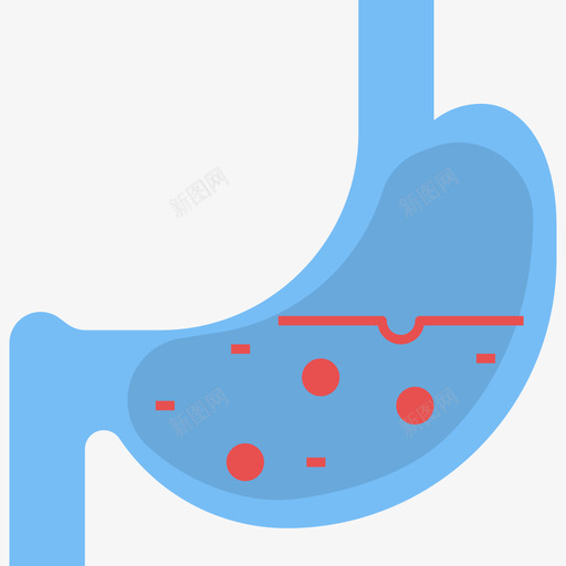 胃医用76扁平图标svg_新图网 https://ixintu.com 医用76 扁平 胃