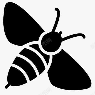 蜜蜂大黄蜂苍蝇图标图标
