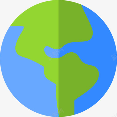 地球仪地理8平面图标图标
