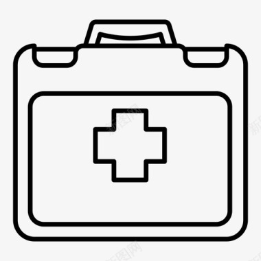 急救箱卫生保健医疗救护图标图标