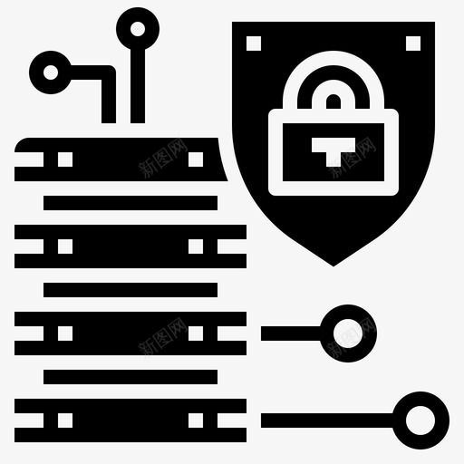 数据保护计算机锁定图标svg_新图网 https://ixintu.com 搜索引擎优化 数据保护 服务器 网络技术扎实 计算机 锁定