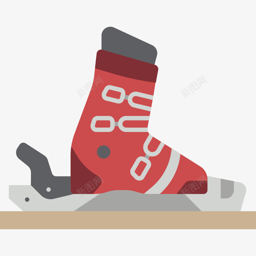 滑雪靴极限运动2扁平图标svg_新图网 https://ixintu.com 扁平 极限运动2 滑雪靴