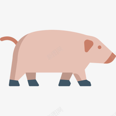 猪27只动物图标图标