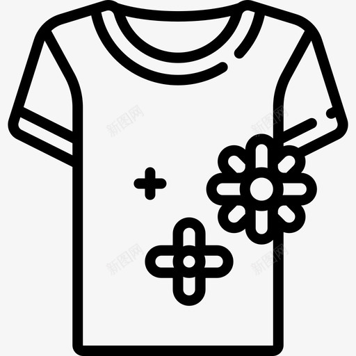 衬衫洗衣4件直筒图标svg_新图网 https://ixintu.com 洗衣4件 直筒 衬衫