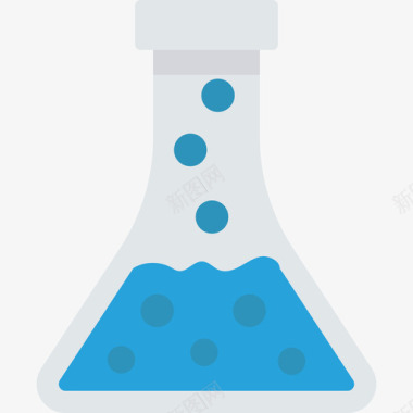 烧瓶学校教育2扁平图标图标