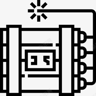 炸弹军用12枚直线型图标图标