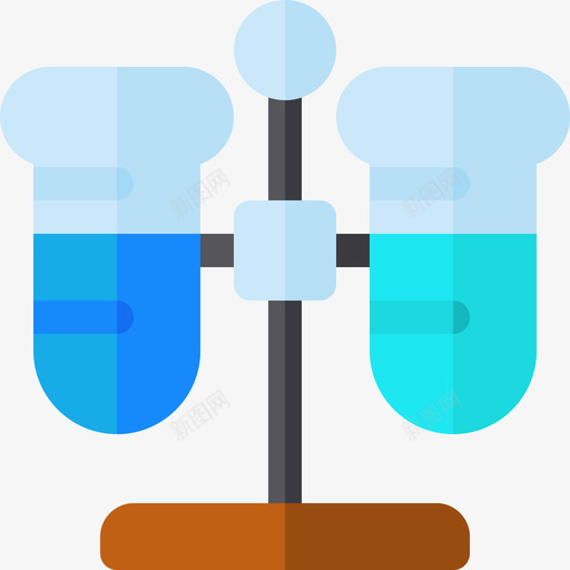 试管化学16扁平图标svg_新图网 https://ixintu.com 化学16 扁平 试管