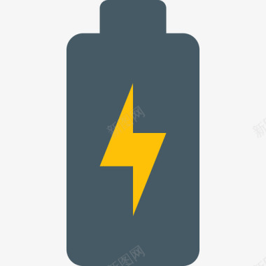 电池移动式5无电图标图标