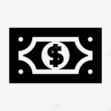 美元钞票货币金融图标图标