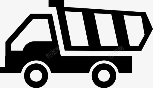 重型卡车商用车图标svg_新图网 https://ixintu.com 商用车 重型卡车
