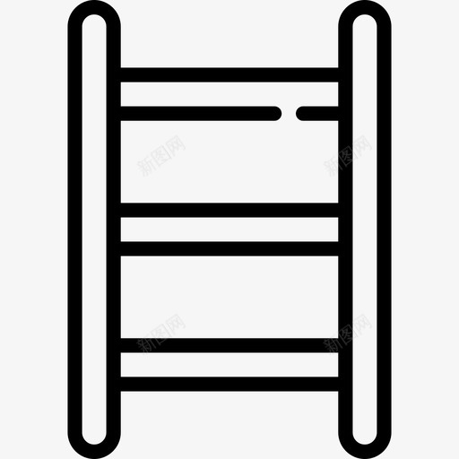 消防梯6直线图标svg_新图网 https://ixintu.com 消防梯6 直线