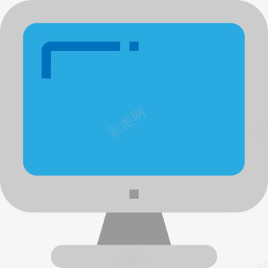 台式机计算机和技术平板电脑图标图标
