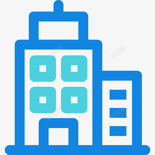 学校教育83直线蓝图标svg_新图网 https://ixintu.com 学校 教育83 直线蓝