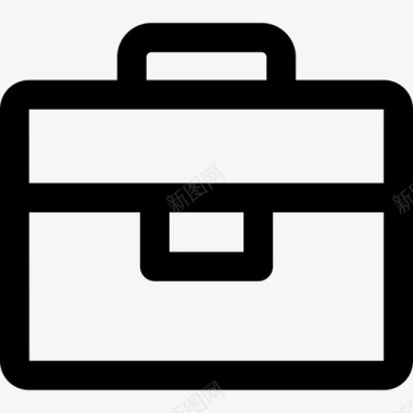 手提箱管理11直线型图标图标