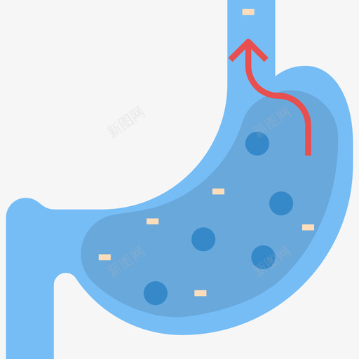 胃医用76扁平图标svg_新图网 https://ixintu.com 医用76 扁平 胃