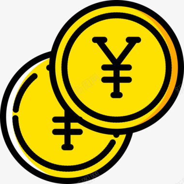 Yen商务78黄色图标图标